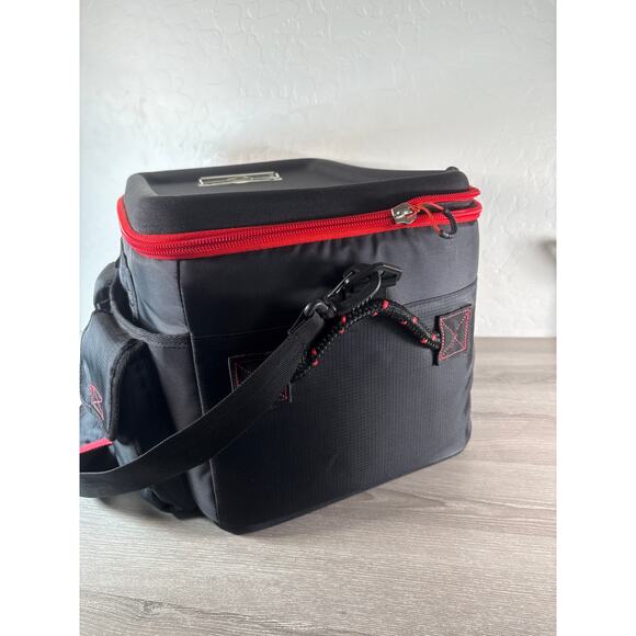 ULINE Mobile Desk File Organizer Hard Case Carrying Laptop Bag 17x13x14 - Picture 5 of 7